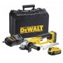 Купить Аккумуляторная угловая шлифмашина DeWALT DCG412M2 ø125mm