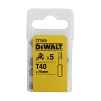 Биты DeWALT DT7259 T40 x 25mm (5 шт.)