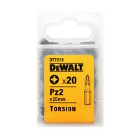 Биты DeWALT DT7218 PZ2 x 25mm (20 шт.)