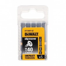 Биты DeWALT DT7399T IMPACT Torsion ударные Tx40 50mm (5 шт)