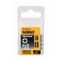 Биты ударные DeWALT DT7388T IMPACT Torsion Pz3 25mm (5 шт)