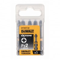 Биты DeWALT DT7391T IMPACT Torsion ударные Pz2 50mm (5 шт)
