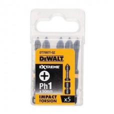 Биты DeWALT DT7997T IMPACT Torsion ударные Ph1 50mm (5 шт)