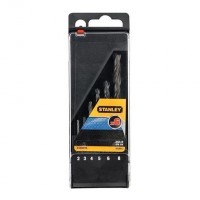Набор Stanley STA56010 сверл по металлу HSS-R (6 шт)