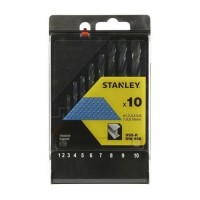 Набор Stanley STA56030 сверл по металлу HSS-R (10 шт)