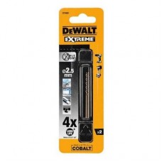 Сверло DeWALT DT4901 HSS-E INDUSTRIAL COBALT 2.5x30x57mm (2 шт.)