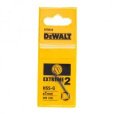 Сверло DeWALT DT5034 1mm Extreme 2 HSS-G (2 шт.)