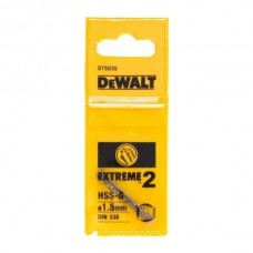Сверло DeWALT DT5035 1.5mm Extreme 2 HSS-G (2 шт.)
