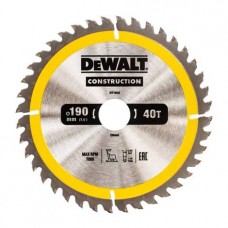 Пильный диск DeWALT DT1945 ø190mm по дереву с гвоздями