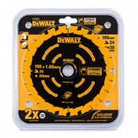 Пильный диск DeWALT DT10624 Extreme ø165mm