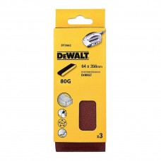 Шлифлента DeWALT DT3662 64x356mm 80G (3 шт.)