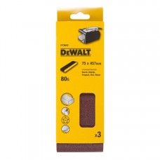 Шлифлента DeWALT DT3642 75x457mm 80G (3 шт.)