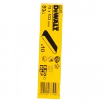 Шлифлента DeWALT DT3303 75x533mm 80G (10 шт.)