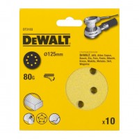 Набор шлифкругов DeWALT DT3103 125mm 80G (10 шт.)