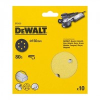 Набор шлифкругов DeWALT DT3123 150mm 80G (10 шт.)