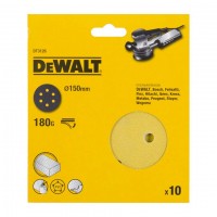 Набор шлифкругов DeWALT DT3126 150mm 180G (10 шт.)