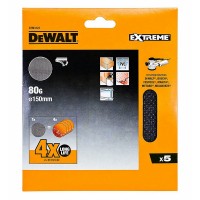 Шлифовальная сетка DeWALT DTM3123 80G 150mm (5 шт.)
