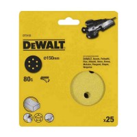 Набор шлифкругов DeWALT DT3133 80G ø150mm (25 шт.)