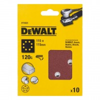 Шлифлист DeWALT DT3023 115x115mm G120 (10 шт.)