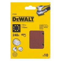 Шлифлист DeWALT DT3025 115x115mm G240 (10 шт.)