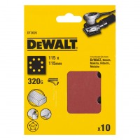 Шлифлист DeWALT DT3026 115x115mm G320 (10 шт.)