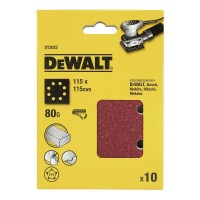 Шлифлист DeWALT DT3022 115x115mm G80 (10 шт.)