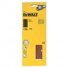 Шлифлист DeWALT DT8552 115x228mm G120 (10 шт.)