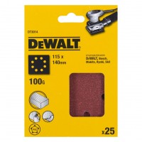 Шлифлист DeWALT DT3014 115x140mm G100 (25 шт.)