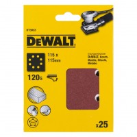 Шлифлист DeWALT DT3033 115x115mm G120 (25 шт.)