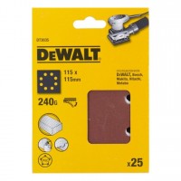 Шлифлист DeWALT DT3035 115x115mm G240 (25 шт.)